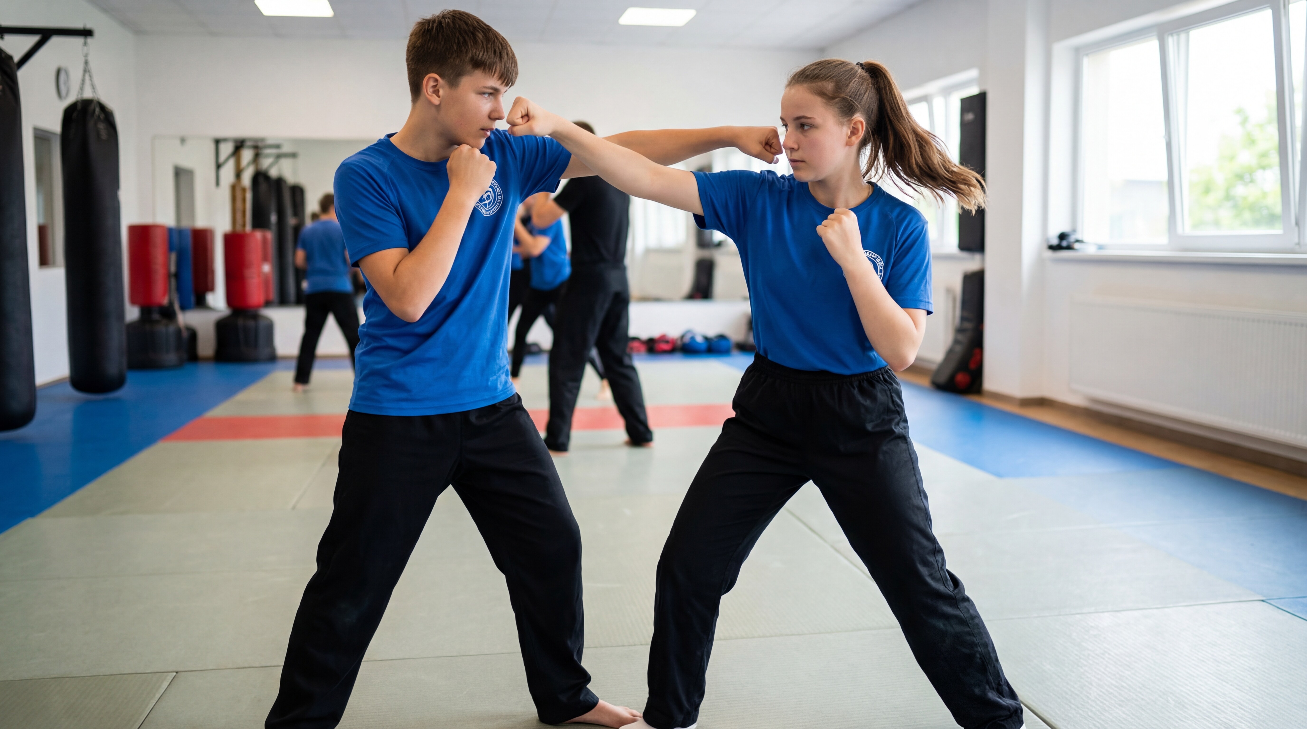 Młodzież na treningu Krav Maga — YOUNG Saggita